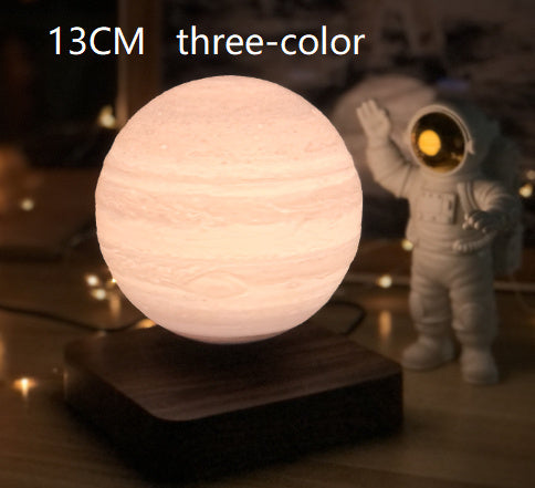 Levitating Moon Lamp – 3D Printed Floating Night Light with Magnetic Base