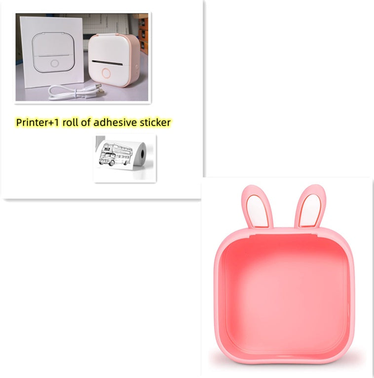 Portable Mini Thermal Label & Photo Printer | Bluetooth-Compatible | Price Tag & Student Study Aid Printer