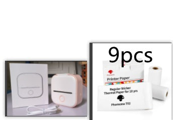 Portable Mini Thermal Label & Photo Printer | Bluetooth-Compatible | Price Tag & Student Study Aid Printer