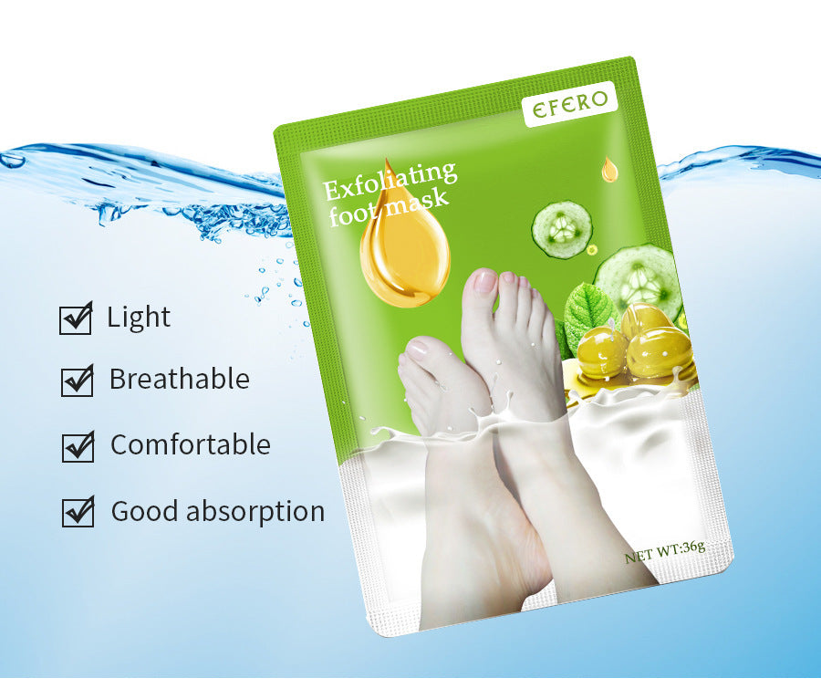 Exfoliating Foot Mask – Peeling Pedicure Socks for Dead Skin & Cracked Heels