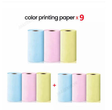 Portable Mini Thermal Label & Photo Printer | Bluetooth-Compatible | Price Tag & Student Study Aid Printer