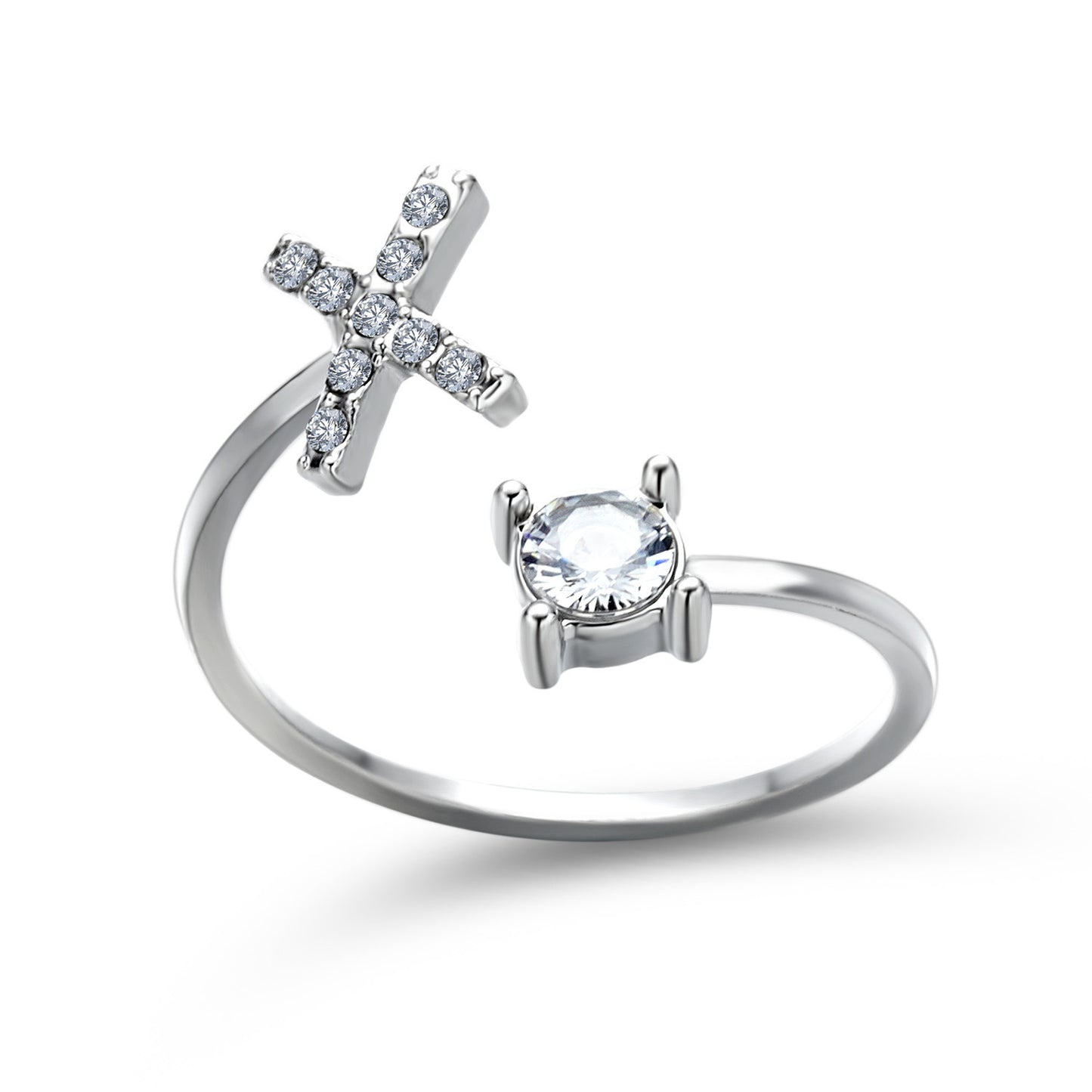 Adjustable Initial Letter Ring for Women – Elegant Fashion Jewelry