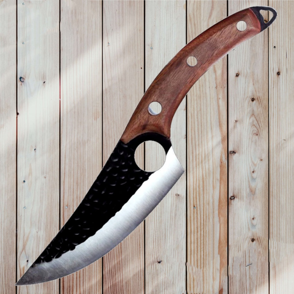 "Butcher Knife for Slaughter, Skinning, and Boning Meat – Ideal for Cutting Pigs"