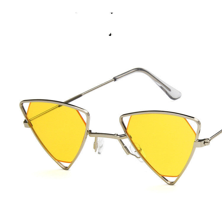 RBRARE Retro Alloy Triangle Sunglasses – Gothic Vintage Shades