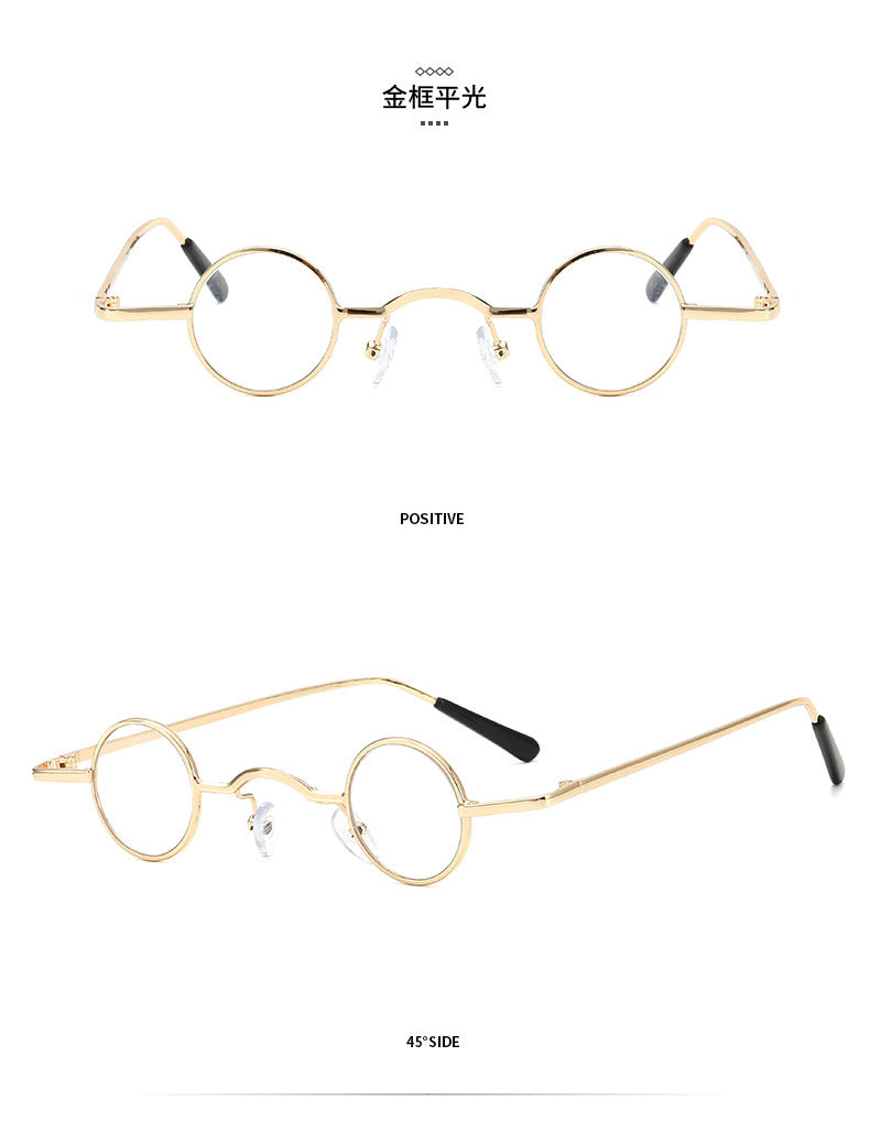 Super Small Round Retro Sunglasses – Hip Hop Style