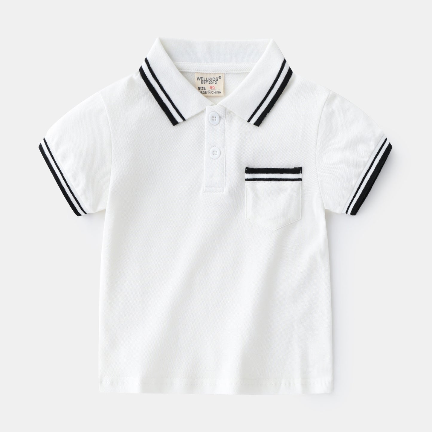 "Boys Polo T-Shirt Summer Casual Shirt for Kids"