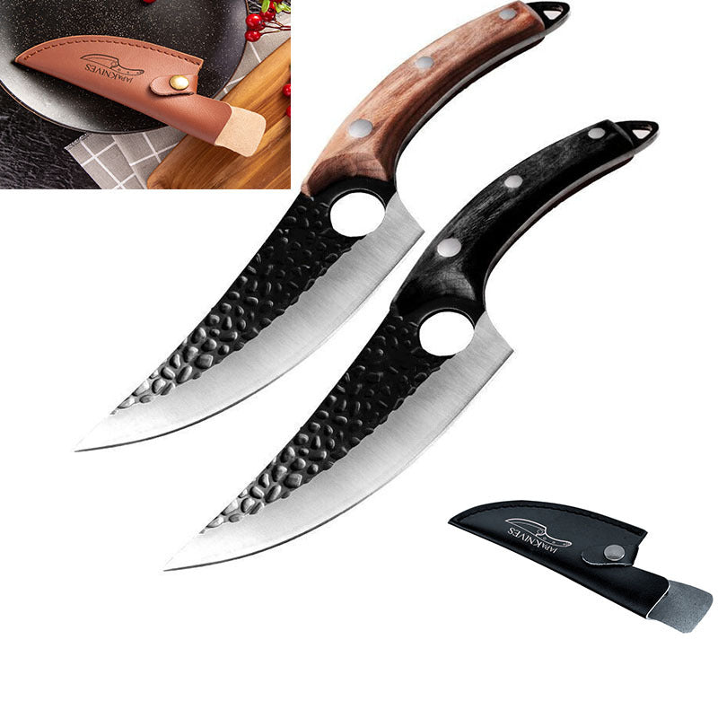 "Butcher Knife for Slaughter, Skinning, and Boning Meat – Ideal for Cutting Pigs"