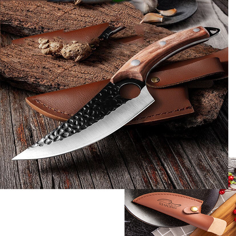 "Butcher Knife for Slaughter, Skinning, and Boning Meat – Ideal for Cutting Pigs"