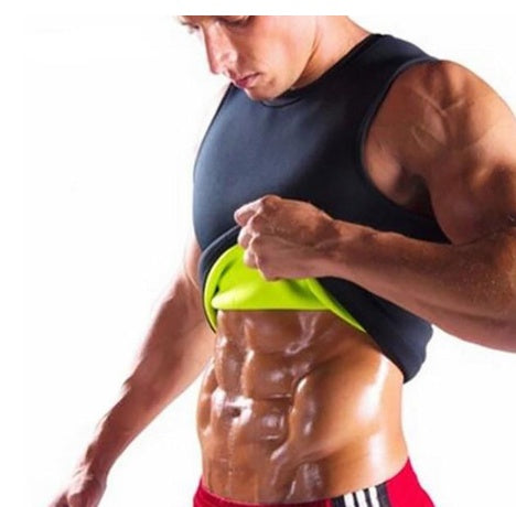 Men’s Sports Rubber Vest – Compression Waist Trainer Corset for Fitness