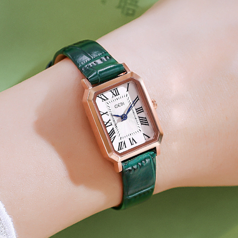 Women’s Retro Waterproof Small Square Watch
