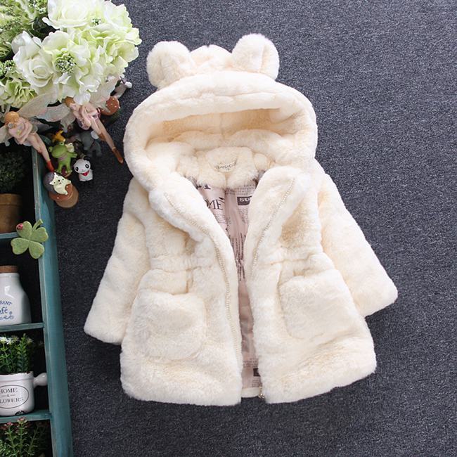 Girls’ Autumn & Winter Fur Coat