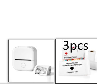 Portable Mini Thermal Label & Photo Printer | Bluetooth-Compatible | Price Tag & Student Study Aid Printer