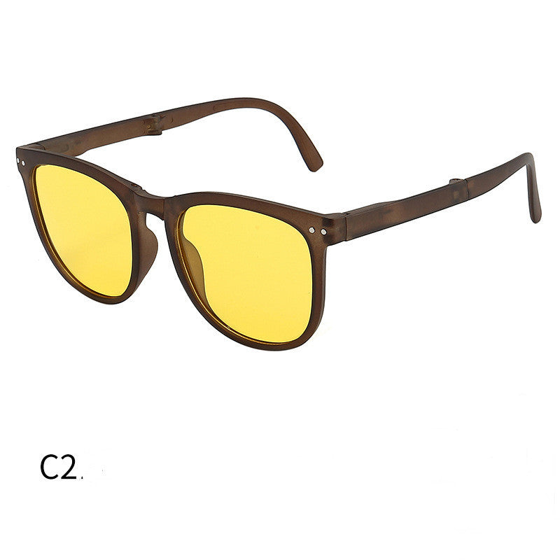 Trendy Women’s Foldable Polarized Sunglasses – TR Frame