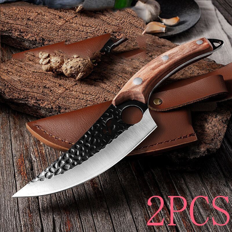 "Butcher Knife for Slaughter, Skinning, and Boning Meat – Ideal for Cutting Pigs"