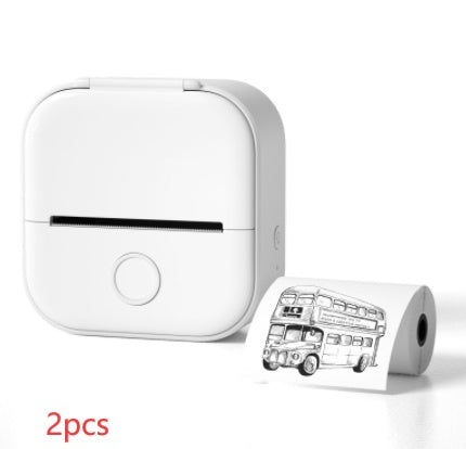 Portable Mini Thermal Label & Photo Printer | Bluetooth-Compatible | Price Tag & Student Study Aid Printer