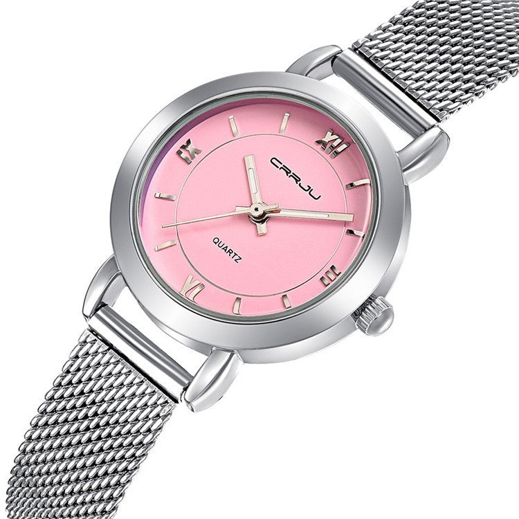 Women’s Small Quartz Steel Mesh Watch