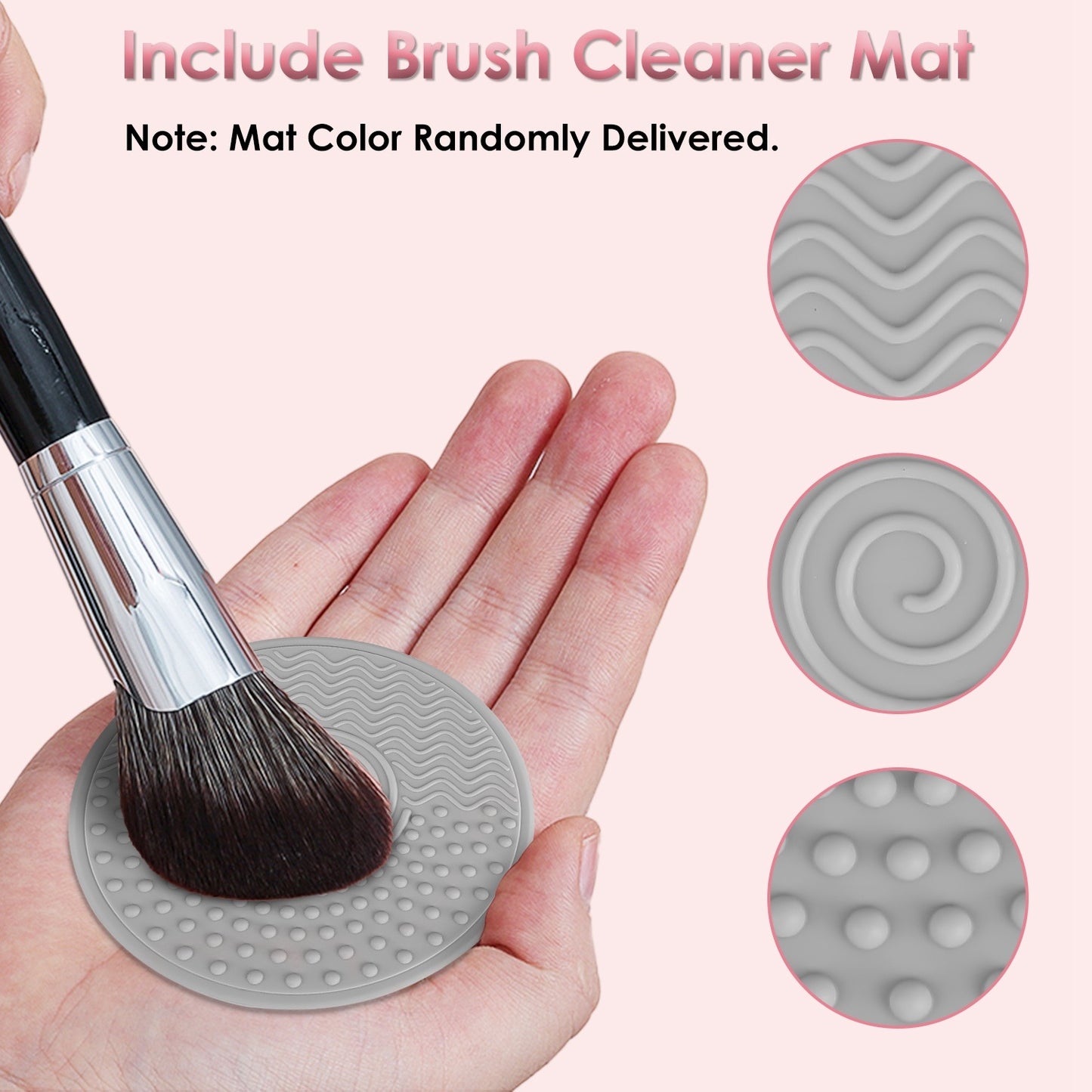 4-in-1 Electric Makeup Brush Cleaner with UV Disinfection & Storage