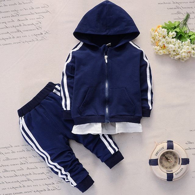 "Baby Kids Sports Suit Casual Athletic Outfit"