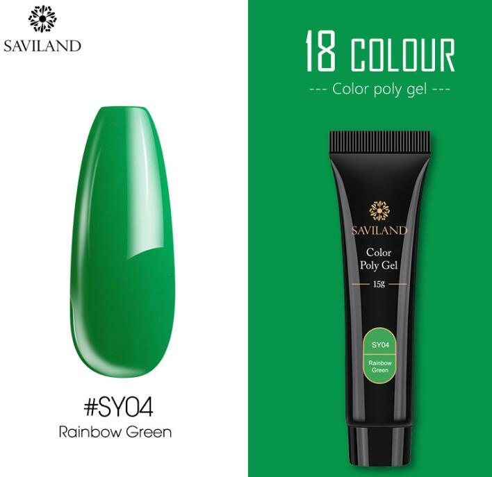 15g Colored Crystal Nail Extension Gel – Durable Builder Glue for DIY Manicure