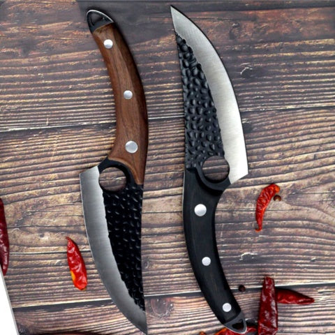 "Butcher Knife for Slaughter, Skinning, and Boning Meat – Ideal for Cutting Pigs"