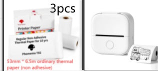 Portable Mini Thermal Label & Photo Printer | Bluetooth-Compatible | Price Tag & Student Study Aid Printer