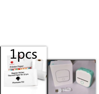 Portable Mini Thermal Label & Photo Printer | Bluetooth-Compatible | Price Tag & Student Study Aid Printer
