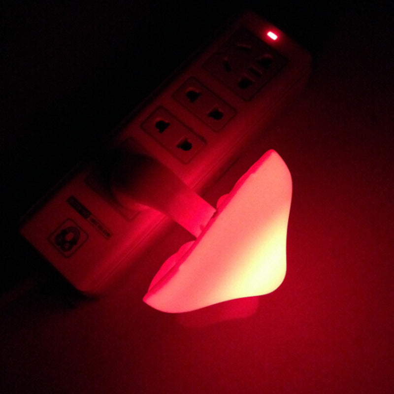 LED Mushroom Night Light – Plug-in Sensor Lamp for Home & Bedroom