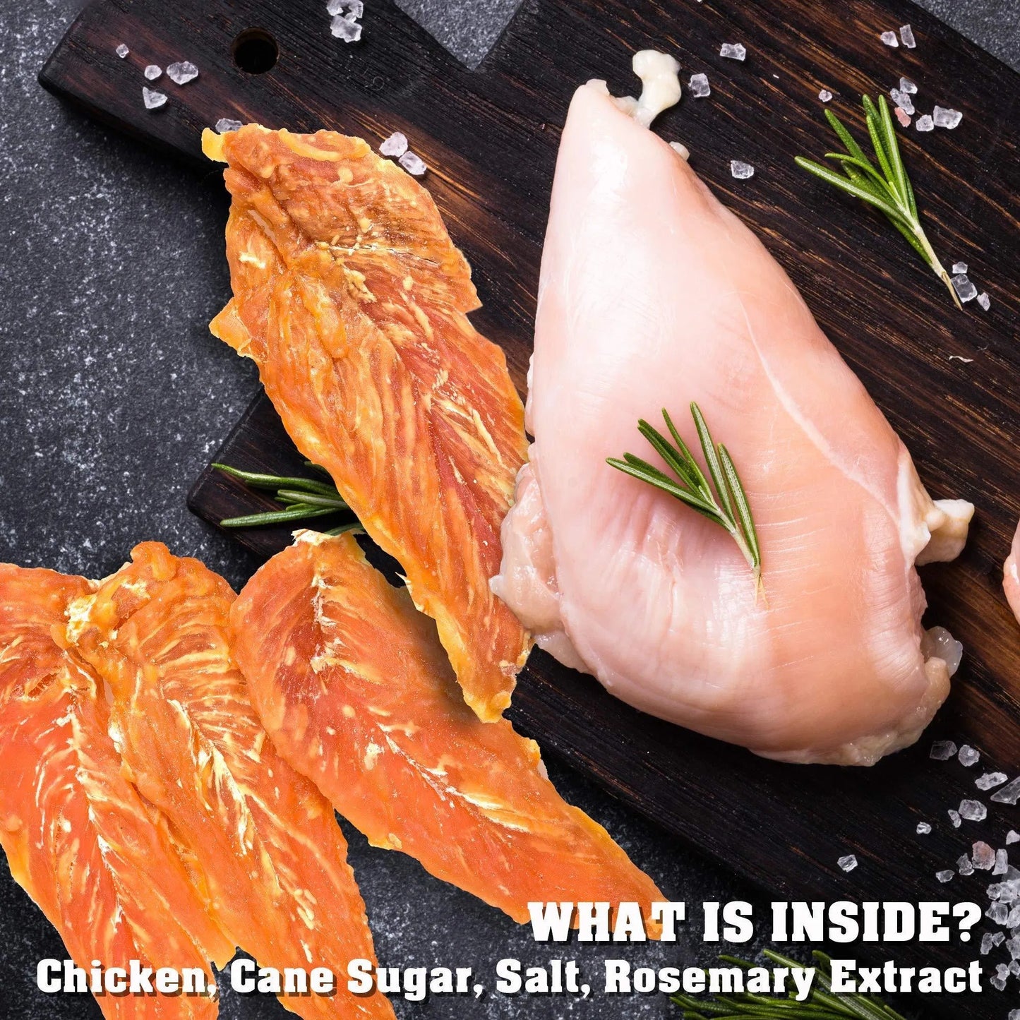 Chicken Jerky Dog Treats – All Natural Grain-Free High Protein Pet Snacks (1.5 lb)