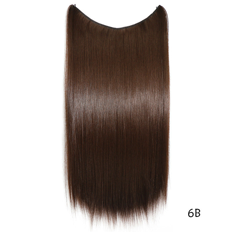 22-Inch Invisible Wire Hair Extension – Silky Straight Synthetic