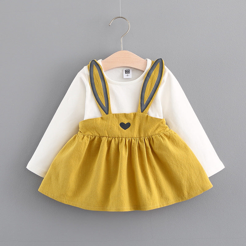 Baby Girls Korean Style Rabbit Princess Dress