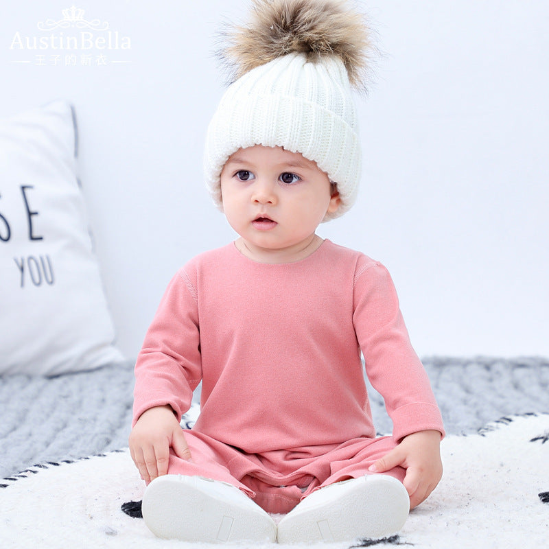 "Baby Pajamas Cotton Climbing Romper Sleepwear"