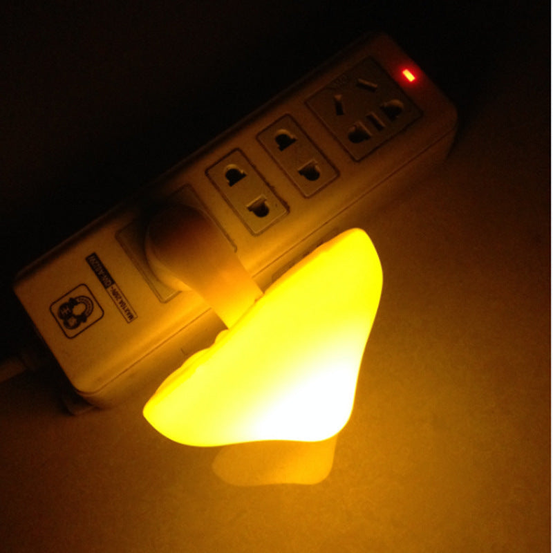 LED Mushroom Night Light – Plug-in Sensor Lamp for Home & Bedroom