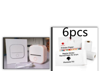 Portable Mini Thermal Label & Photo Printer | Bluetooth-Compatible | Price Tag & Student Study Aid Printer
