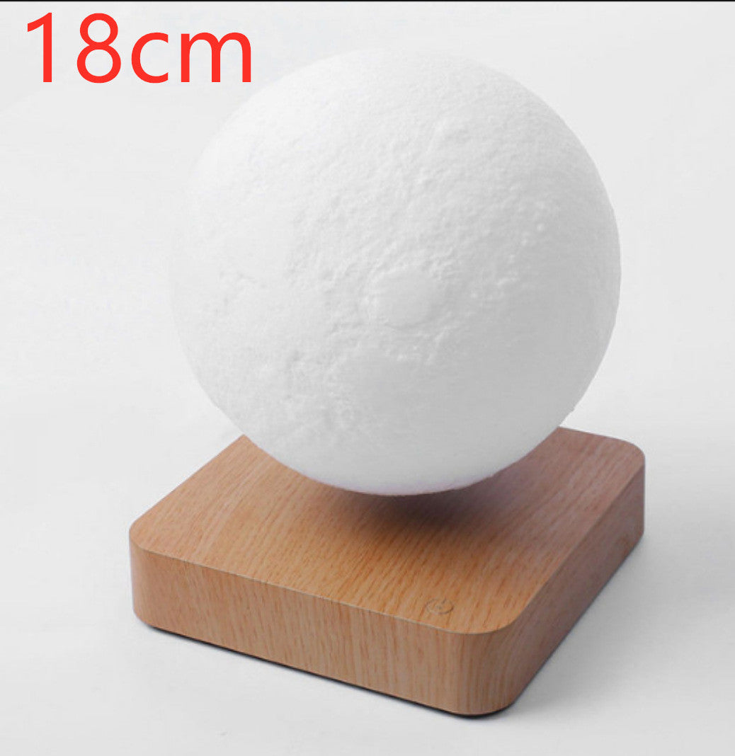 Levitating Moon Lamp – 3D Printed Floating Night Light with Magnetic Base