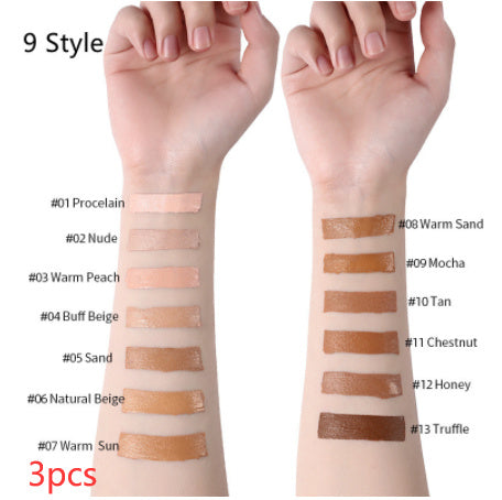 "Liquid Foundation Oil Control Concealer Makeup Base"