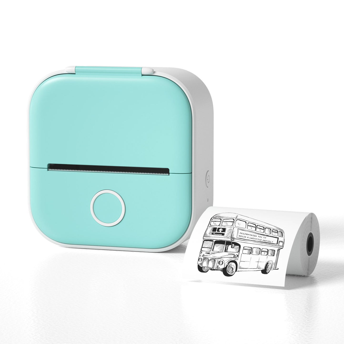 Portable Mini Thermal Label & Photo Printer | Bluetooth-Compatible | Price Tag & Student Study Aid Printer