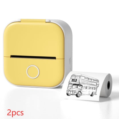 Portable Mini Thermal Label & Photo Printer | Bluetooth-Compatible | Price Tag & Student Study Aid Printer