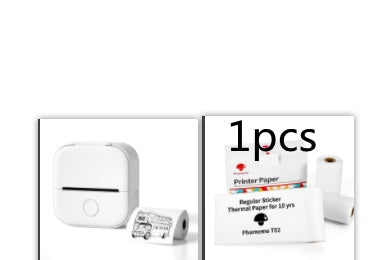 Portable Mini Thermal Label & Photo Printer | Bluetooth-Compatible | Price Tag & Student Study Aid Printer