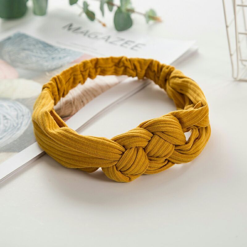 Knitted Chinese Knot Hair Band – Stylish Headband for Women