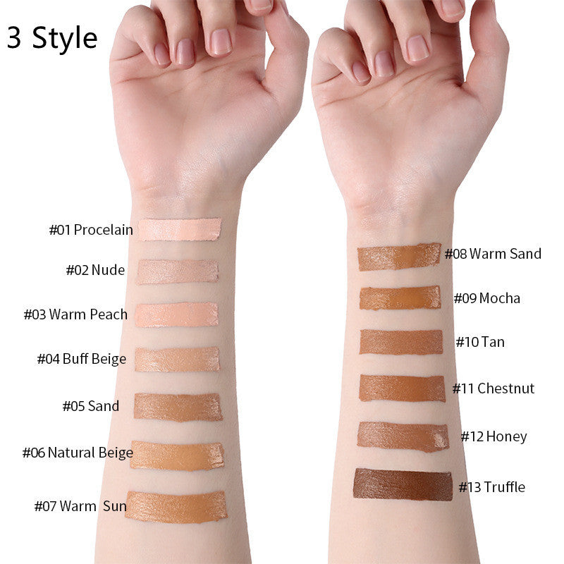 "Liquid Foundation Oil Control Concealer Makeup Base"