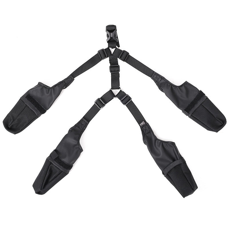 Waterproof Dog Shoes – Adjustable Breathable Pet Boots for Outdoor Walking