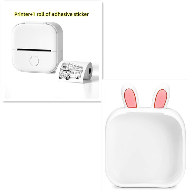 Portable Mini Thermal Label & Photo Printer | Bluetooth-Compatible | Price Tag & Student Study Aid Printer