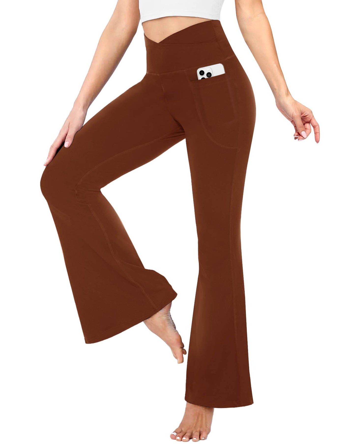 Women’s Plus Size Wide Leg Pants with Paper Bag Waist
