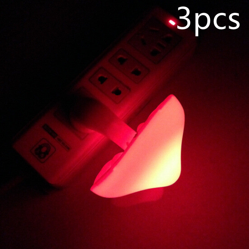 LED Mushroom Night Light – Plug-in Sensor Lamp for Home & Bedroom