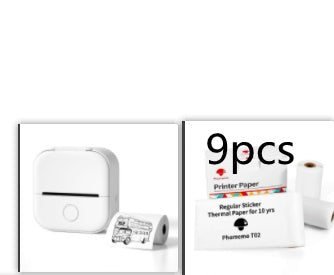 Portable Mini Thermal Label & Photo Printer | Bluetooth-Compatible | Price Tag & Student Study Aid Printer