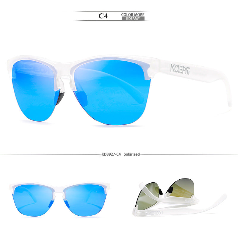 TR90 Half-frame Polarized Sunglasses European And American Men