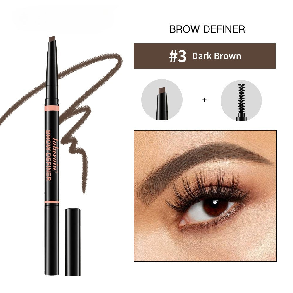 Waterproof Triangle Eyebrow Pencil – 3D Carving Long-Lasting Brow