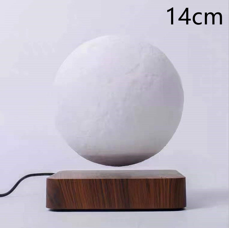 Levitating Moon Lamp – 3D Printed Floating Night Light with Magnetic Base