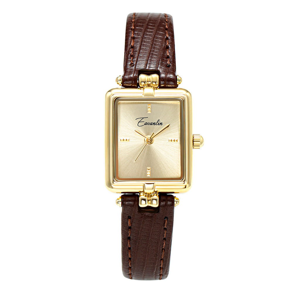 Women’s Retro Luxury Small Square Watch
