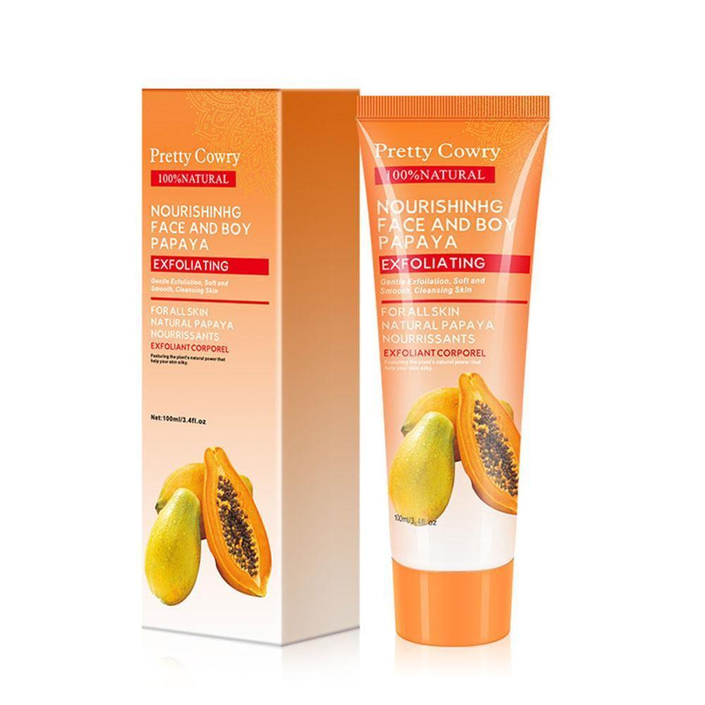 Cucumber Coconut Papaya Exfoliating Gel – Face & Body Cleanser 100ml